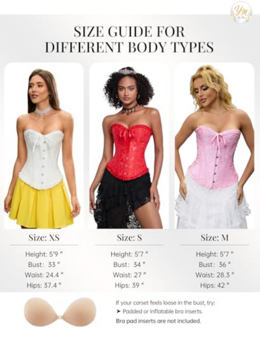 Lace Corset Top Bustier Shapewear Bodysuit Push Up Waist Cincher - Picture 5 of 6
